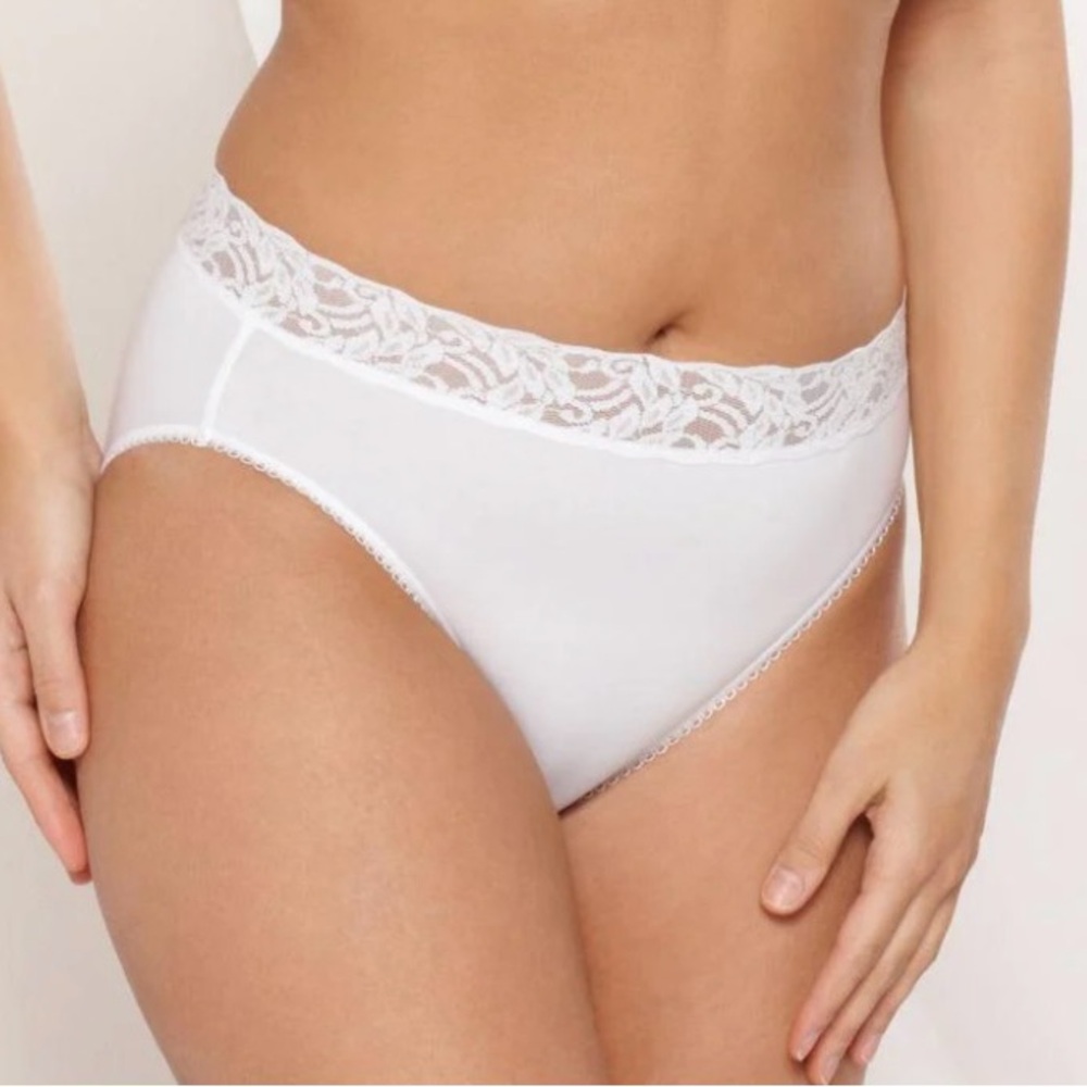 Wacoal High Cut Cotton Suede Brief